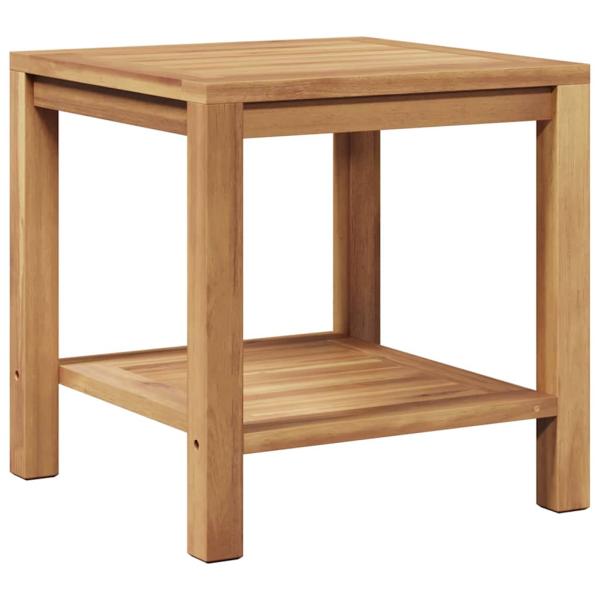 Couchtisch Braun 45 x 45 x 45 cm Massives Teakholz
