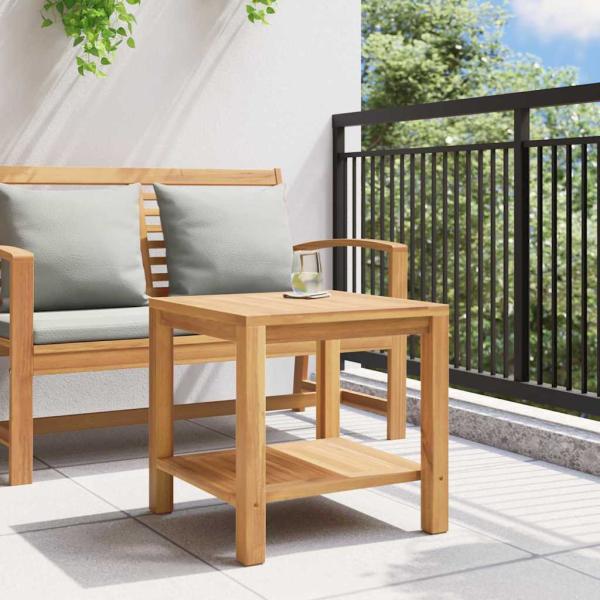 Couchtisch Braun 45 x 45 x 45 cm Massives Teakholz