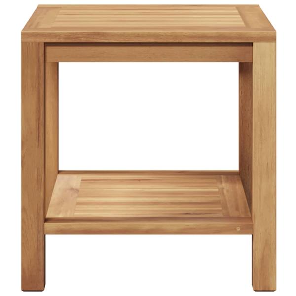 Couchtisch Braun 45 x 45 x 45 cm Massives Teakholz