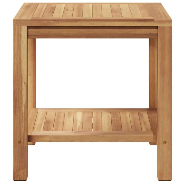 Couchtisch Braun 45 x 45 x 45 cm Massives Teakholz
