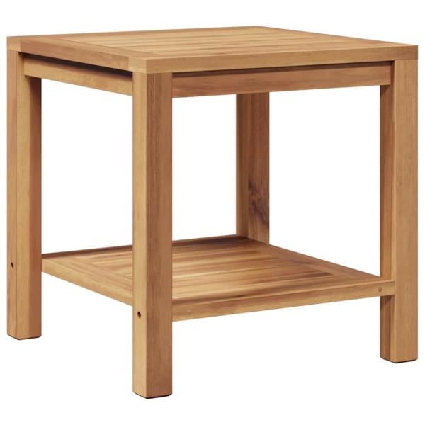 Couchtisch Braun 45 x 45 x 45 cm Massives Teakholz