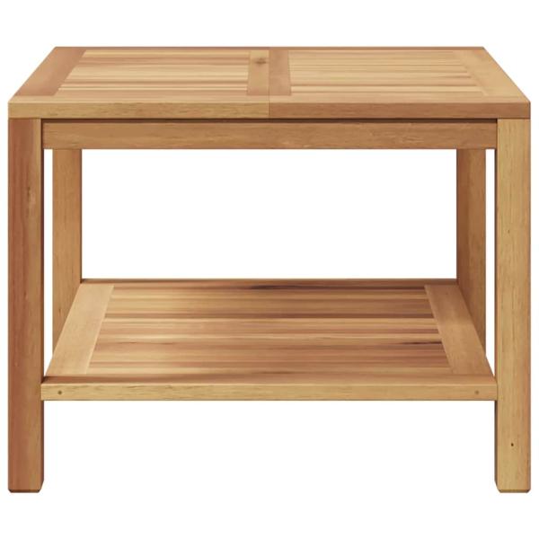 Couchtisch Braun 60 x 60 x 45 cm Massives Teakholz