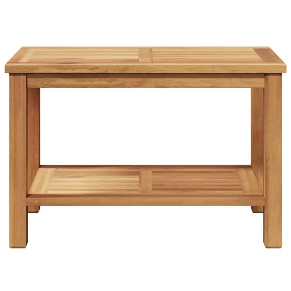 Couchtisch Braun 70 x 40 x 45 cm Massives Teakholz