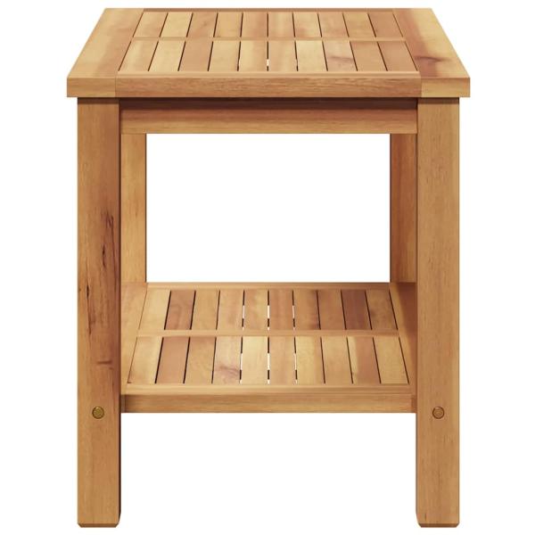 Couchtisch Braun 70 x 40 x 45 cm Massives Teakholz