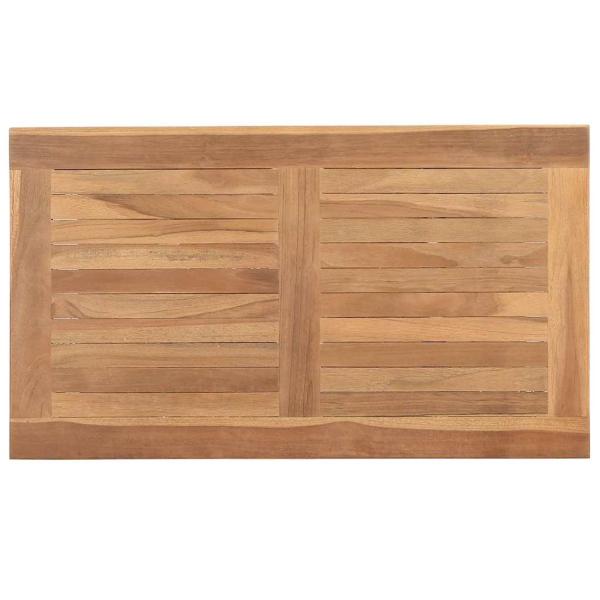 Couchtisch Braun 70 x 40 x 45 cm Massives Teakholz