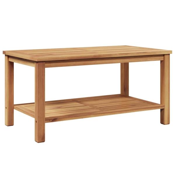 Couchtisch Braun 90 x 50 x 45 cm Massives Teakholz