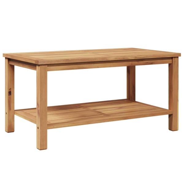 Couchtisch Braun 90 x 50 x 45 cm Massives Teakholz
