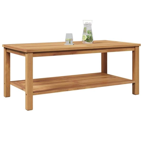 Couchtisch Braun 110 x 55 x 45 cm Massives Teakholz