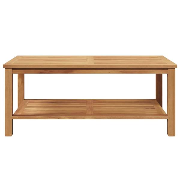 Couchtisch Braun 110 x 55 x 45 cm Massives Teakholz