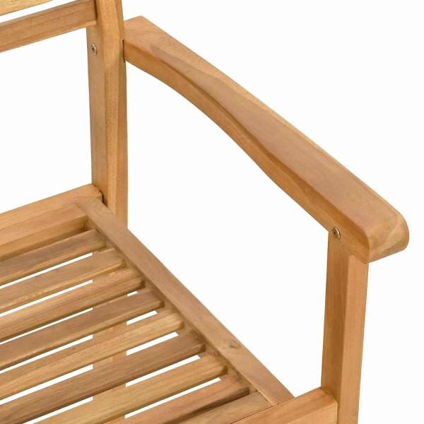 Garten Stapelstühle 4 pcs Braun 55.5 x 55.5 x 90 cm