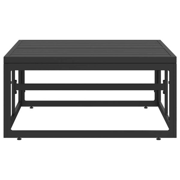 Gartenmöbel-Sets Schwarz Stahl