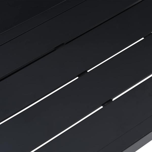 Gartenmöbel-Sets Schwarz Stahl