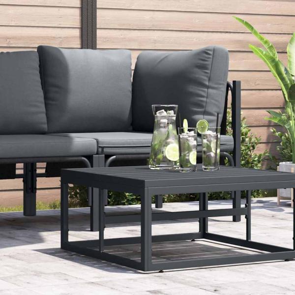ARDEBO.de - Gartenmöbel-Sets Anthrazit Stahl