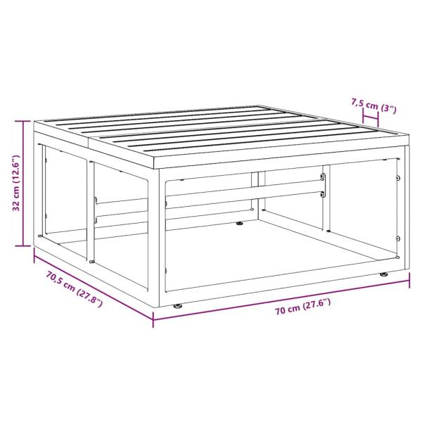 Gartenmöbel-Sets Anthrazit Stahl