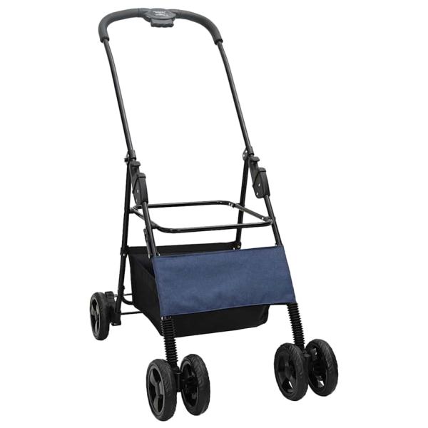 Faltbarer Haustierwagen Blau 81 x 47 x 99 cm Oxford Stoff
