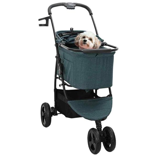 Faltbarer Haustierwagen Grün 78 x 54 x 101 cm Oxford Stoff