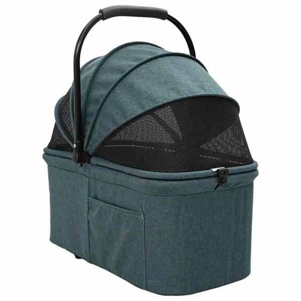 Faltbarer Haustierwagen Grün 78 x 54 x 101 cm Oxford Stoff