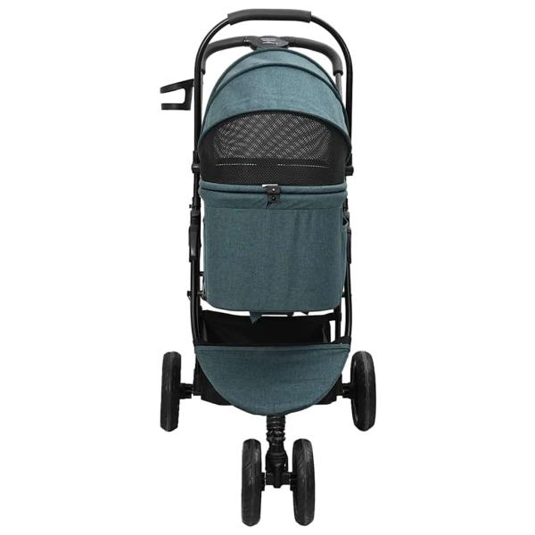Faltbarer Haustierwagen Grün 78 x 54 x 101 cm Oxford Stoff