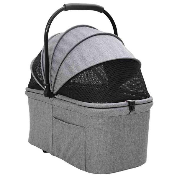 Faltbarer Haustierwagen Grau 78 x 54 x 101 cm Oxford Stoff