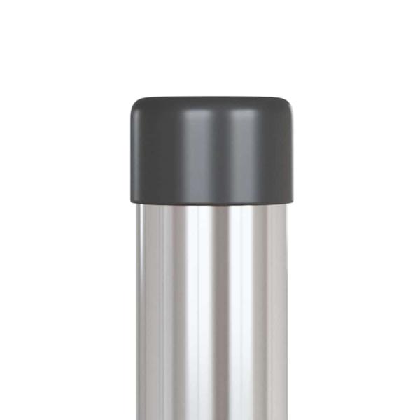 Zaunpfosten 2 pcs Silber 90 cm Galvanisierter Stahl