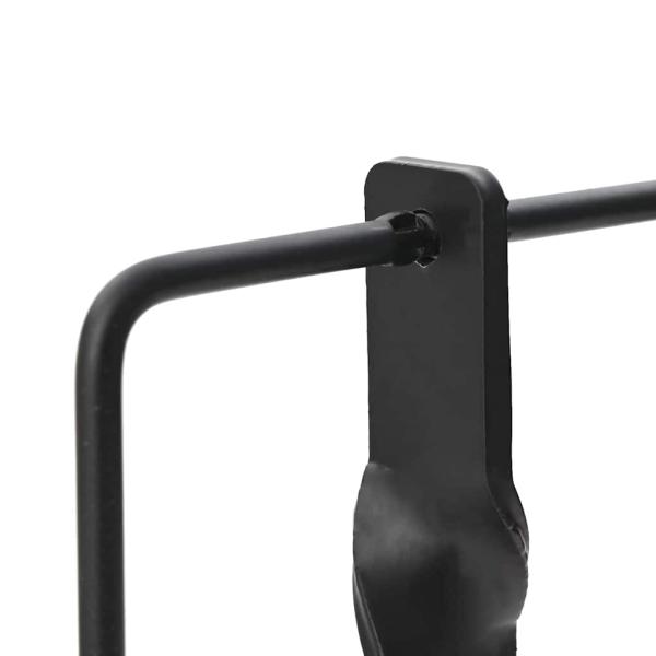 ARDEBO.de - Schießziel Schwarz 40 x 34 x 53 cm Stahl