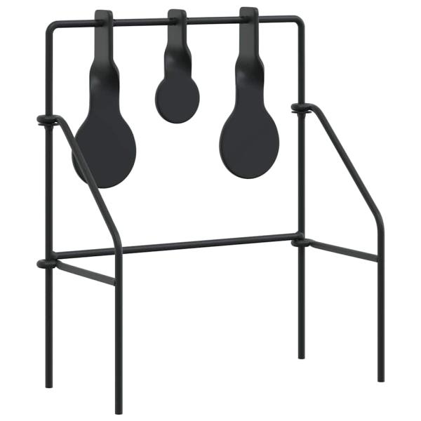 Schießziel Schwarz 40 x 34 x 53 cm Stahl