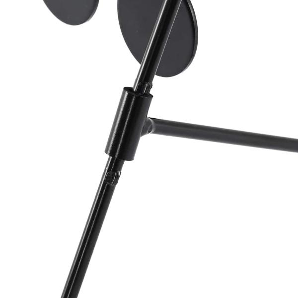 ARDEBO.de - Schießziel Schwarz 40 x 34 x 53 cm Stahl