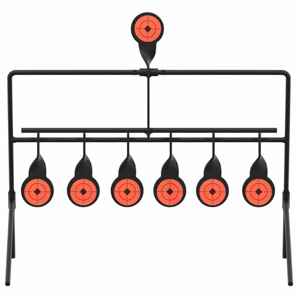 Schießziel Schwarz 40 x 34 x 53 cm Stahl