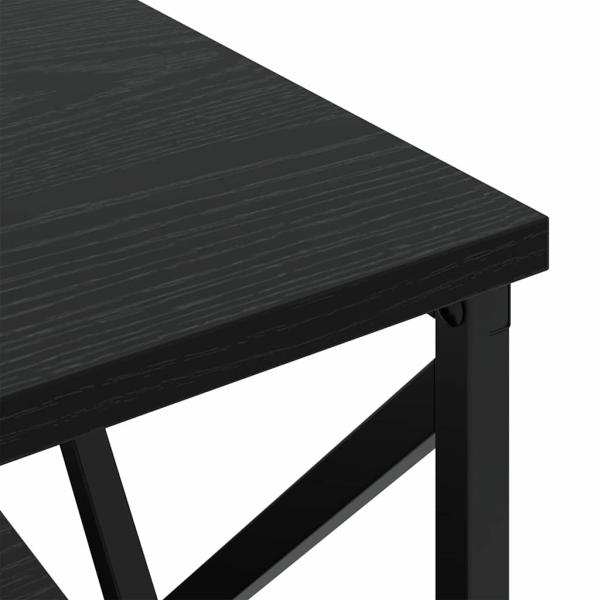 Nachttisch 2 pcs Schwarze Eiche 41,5 x 40,5 x 55 cm