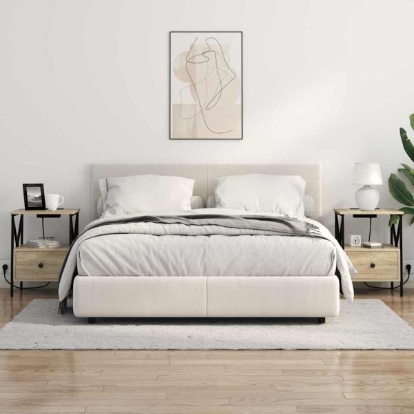 Nachttisch Sonoma Eiche 41,5 x 40,5 x 55 cm Holzwerkstoff