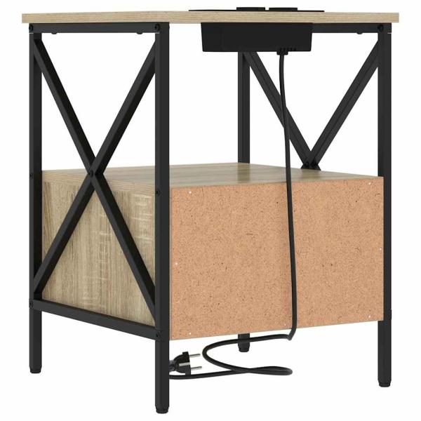 Nachttisch 2 pcs Sonoma Eiche 41,5 x 40,5 x 55 cm Holzwerkstoff