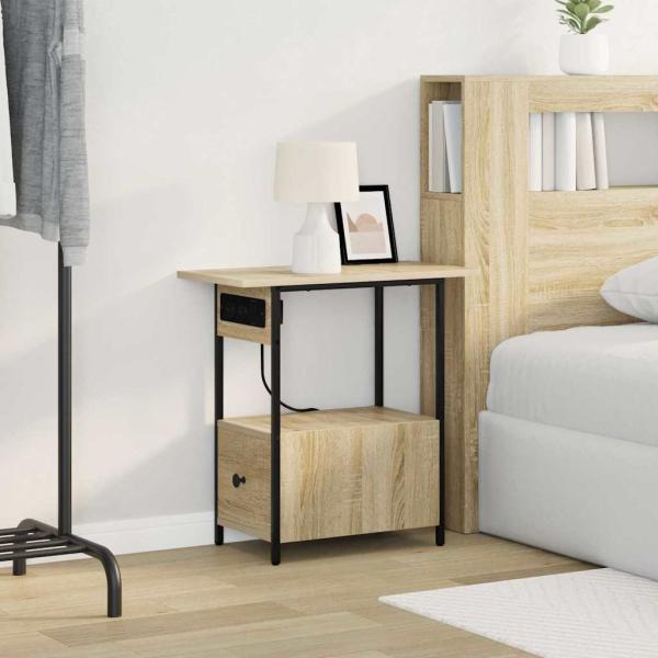 Nachttisch Sonoma-Eiche 60 x 30 x 61 cm Holzwerkstoff