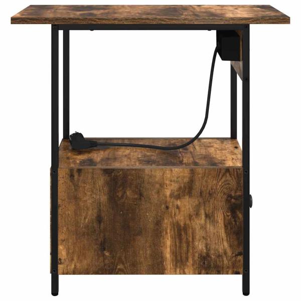 Nachttisch Räuchereiche 60 x 30 x 61 cm Holzwerkstoff