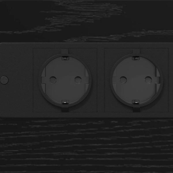 Nachttisch Schwarze Eiche 41,5 x 26 x 60,5 cm Holzwerkstoff