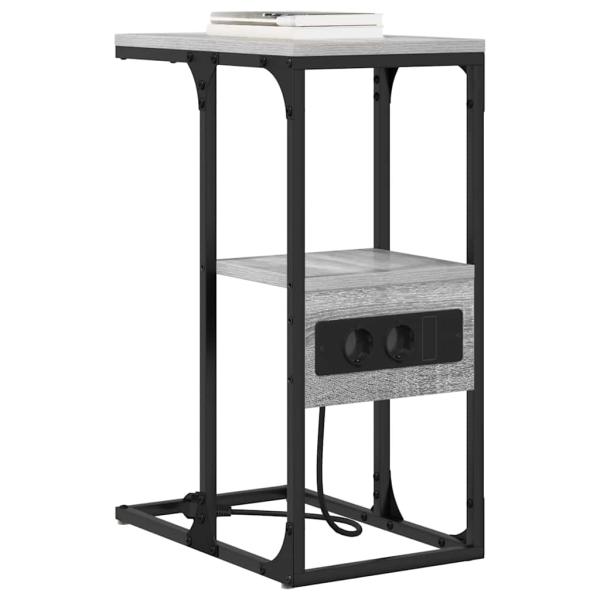 Nachttisch Graues Sonoma 41,5 x 26 x 60,5 cm Holzwerkstoff