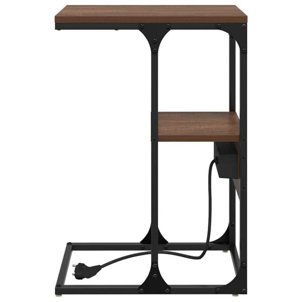 Nachttisch Braune Eiche 41,5 x 26 x 60,5 cm Holzwerkstoff