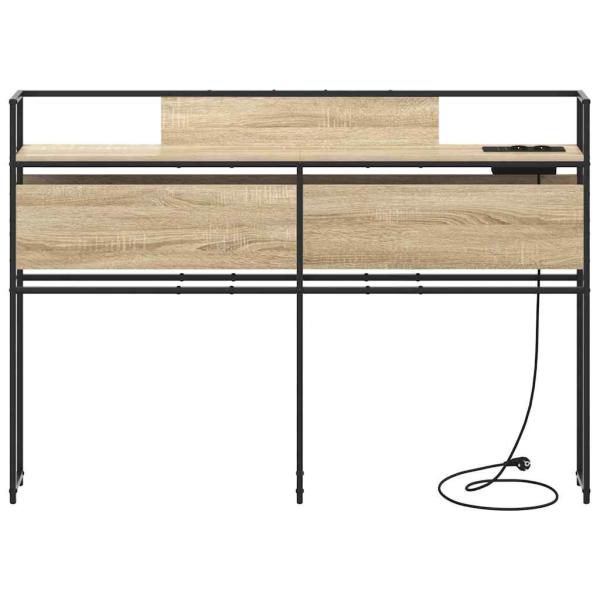 Stauraum-Kopfteil Sonoma Eiche 135 cm Holzwerkstoff