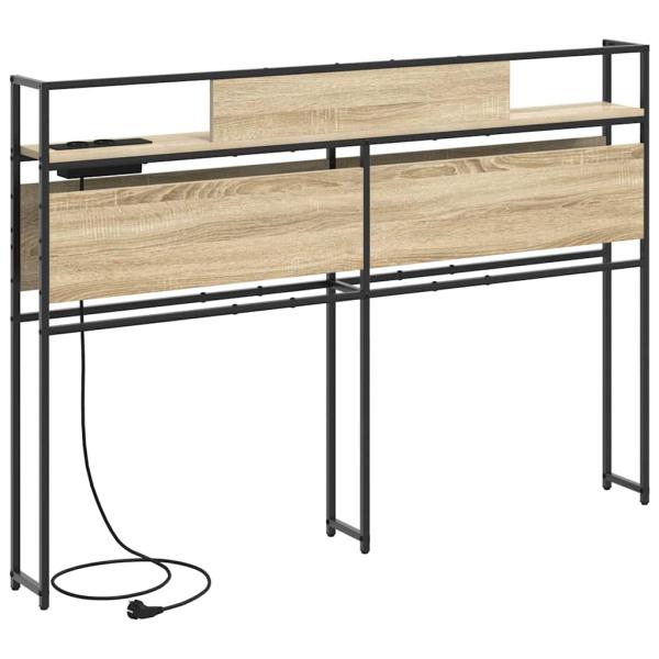 Stauraum-Kopfteil Sonoma Eiche 135 cm Holzwerkstoff