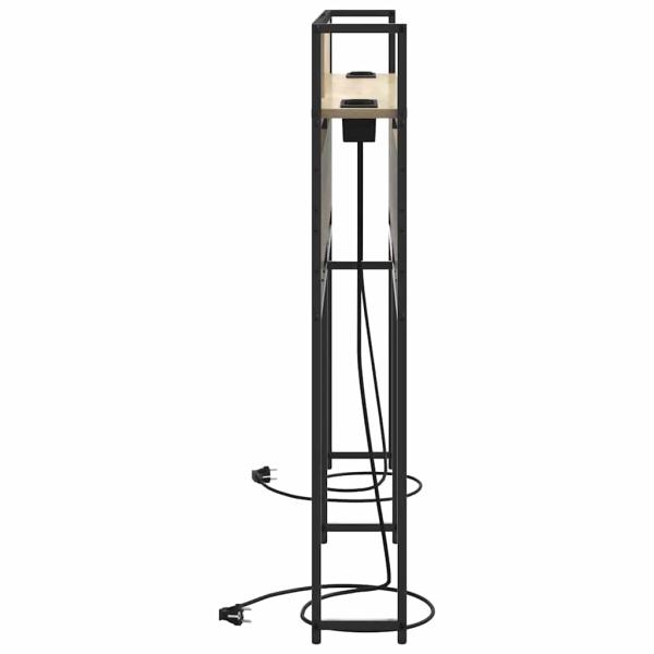 Stauraum-Kopfteil Sonoma Eiche 140 cm Holzwerkstoff