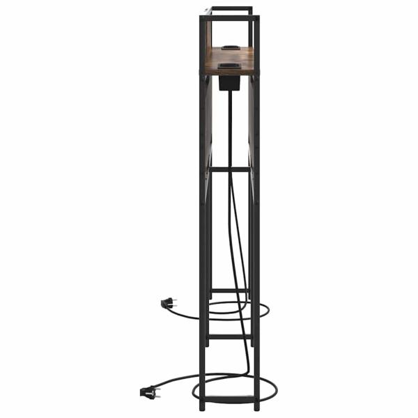 Stauraum-Kopfteil Räuchereiche 150 cm Holzwerkstoff