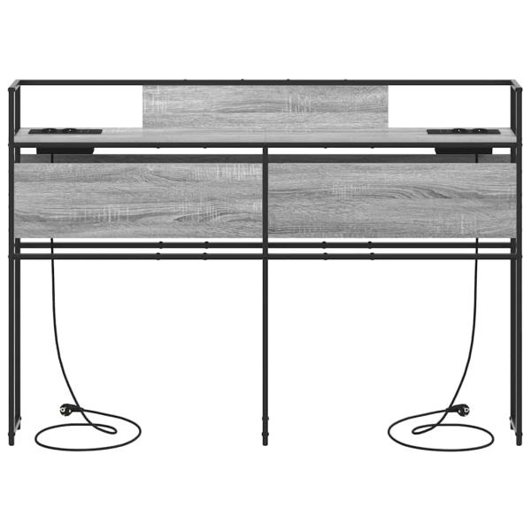 Stauraum-Kopfteil mit Kopfteil mit Speicher Grau Sonoma 150 cm Holzwerkstoff