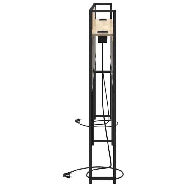 Stauraum-Kopfteil Sonoma Eiche 200 cm Holzwerkstoff