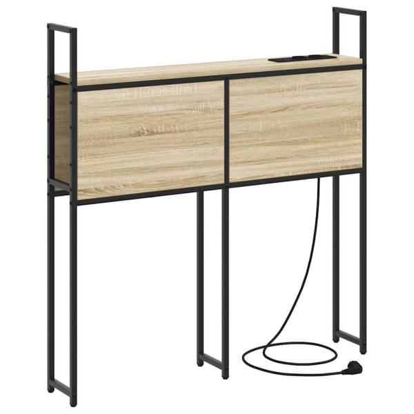 Stauraum-Kopfteil mit Kopfteil mit Speicher Sonoma Eiche 75 cm Holzwerkstoff