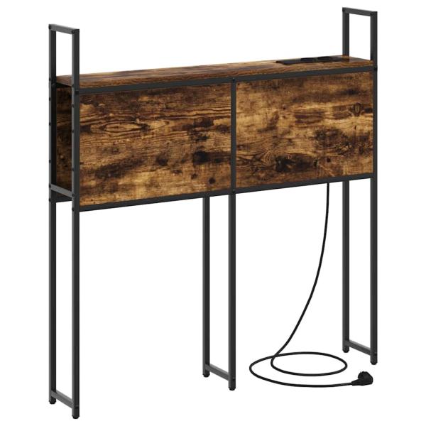 Stauraum-Kopfteil mit Kopfteil mit Speicher Räuchereiche 75 cm Holzwerkstoff