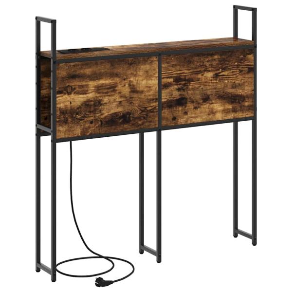 Stauraum-Kopfteil mit Kopfteil mit Speicher Räuchereiche 75 cm Holzwerkstoff