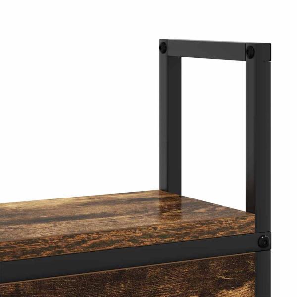 Stauraum-Kopfteil mit Kopfteil mit Speicher Räuchereiche 75 cm Holzwerkstoff