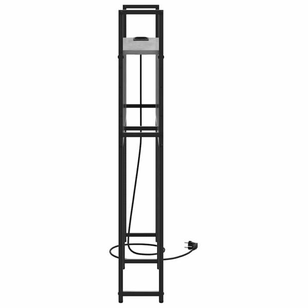 Stauraum-Kopfteil mit Kopfteil mit Speicher Grau Sonoma 75 cm Holzwerkstoff
