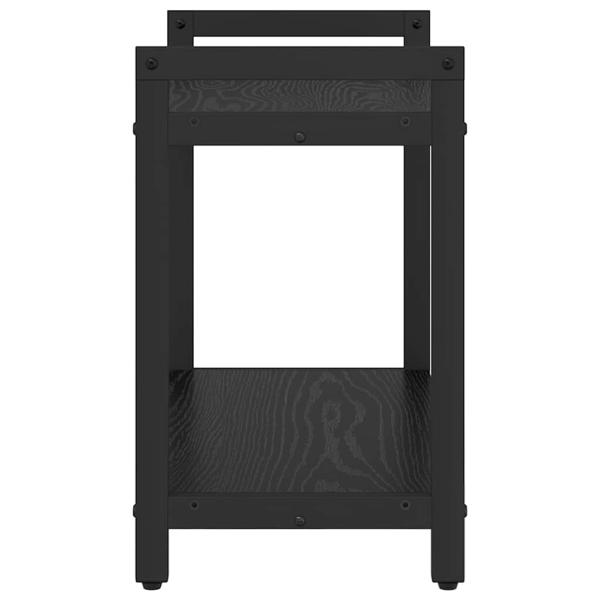 Bücherregal Schwarze Eiche 60 x 30 x 48,5 cm Holzwerkstoff