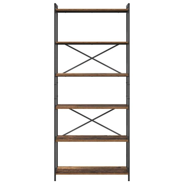 Bücherregal Altholz 80 x 30 x 188 cm Holzwerkstoff