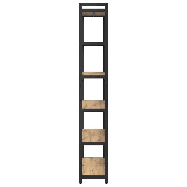 Bücherregal Eiche handwerklich 80 x 30 x 188 cm Holzwerkstoff